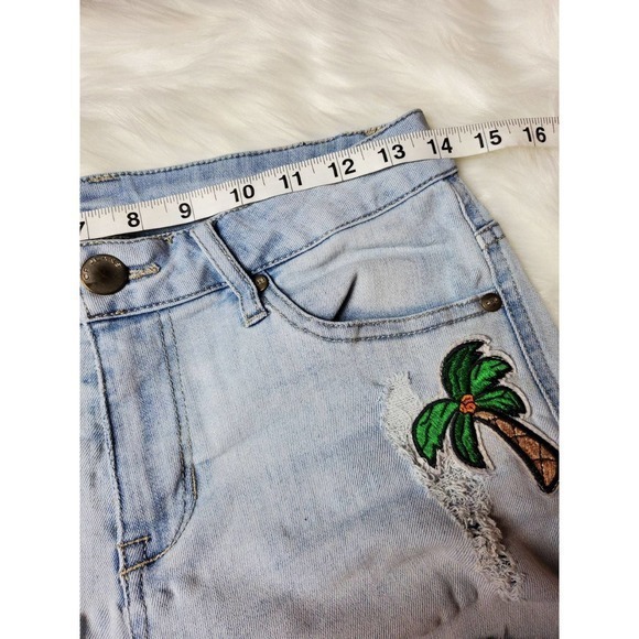CP Denim Jean Shorts Hi Rise Light Wash Size‎ 5 - Picture 4 of 5